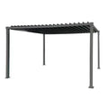 OOGarden 0435-0023 Pergola Bioclimatique Autoportante 4x3m Anthracite