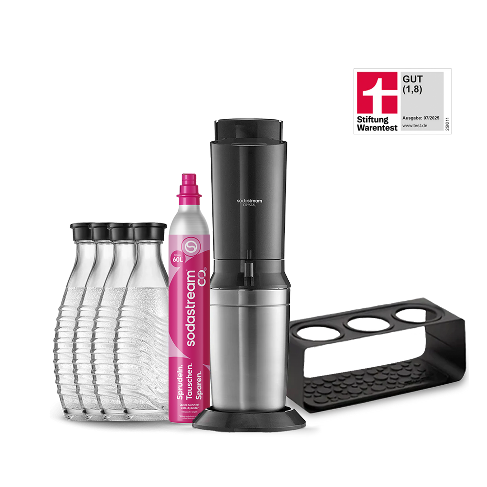 Machine à Eau Pétillante SodaStream CRYSTAL 3.0 Noir
