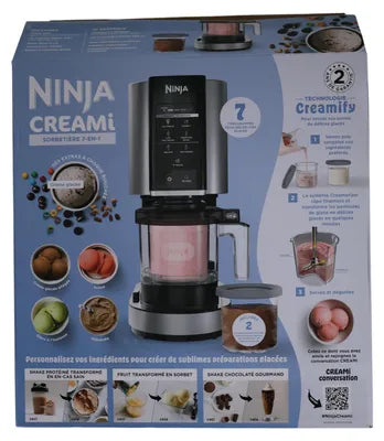 Ninja NC302EU Sorbetière 800 W 0,45 L Gris