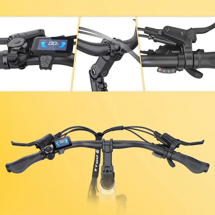 TTGO C5 Vélo Électrique 250W Batterie 48V 13,5Ah 27,5 Pouces