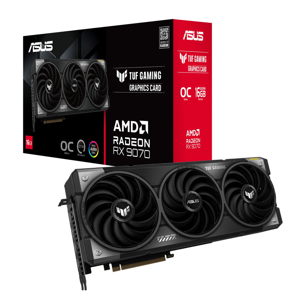 ASUS Radeon RX 9070 16GB GDDR6 Carte Graphique Gaming