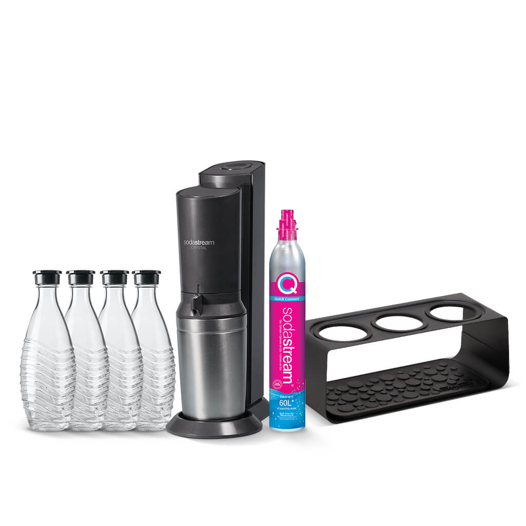 Machine à Eau Pétillante SodaStream CRYSTAL 3.0 Noir