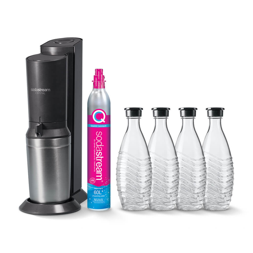 Machine à Eau Pétillante SodaStream CRYSTAL 3.0 Noir