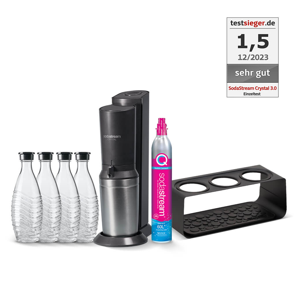 Machine à Eau Pétillante SodaStream CRYSTAL 3.0 Noir