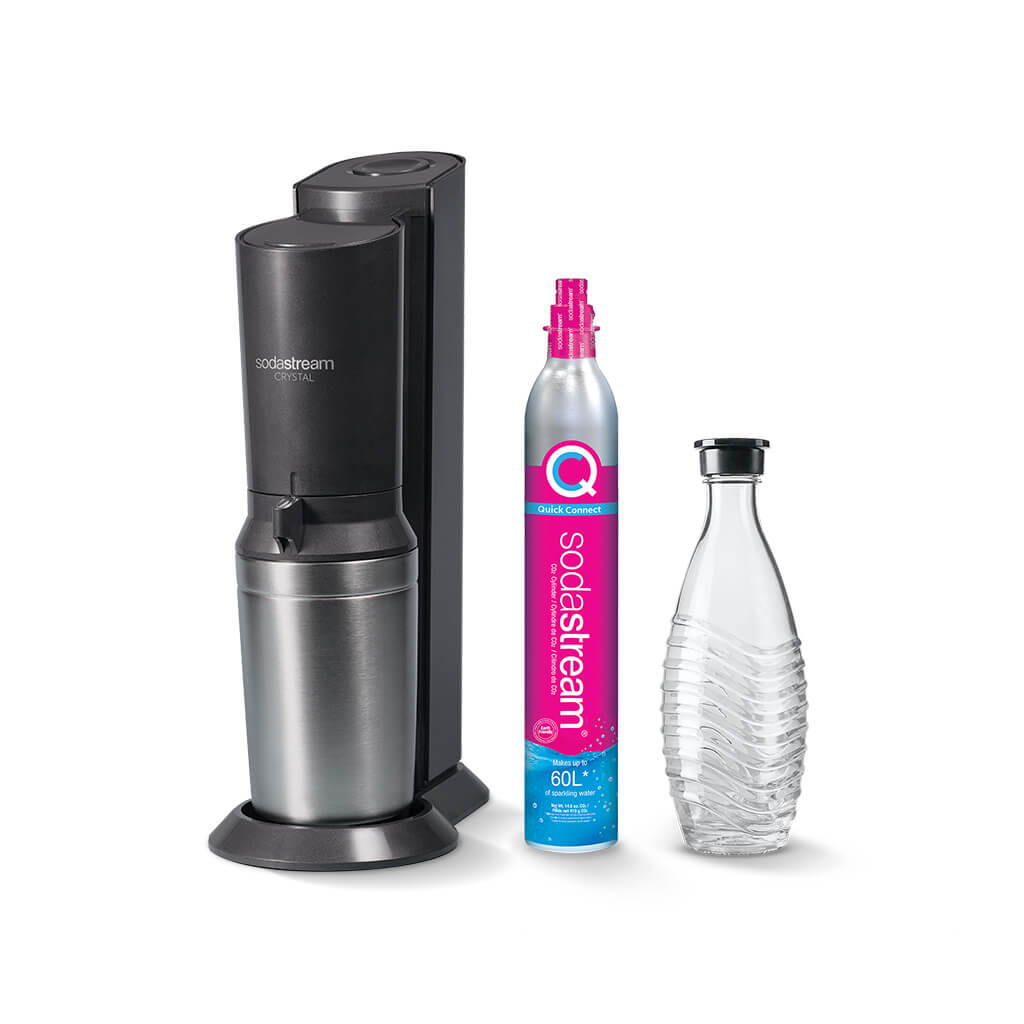 Machine à Eau Pétillante SodaStream CRYSTAL 3.0 Noir