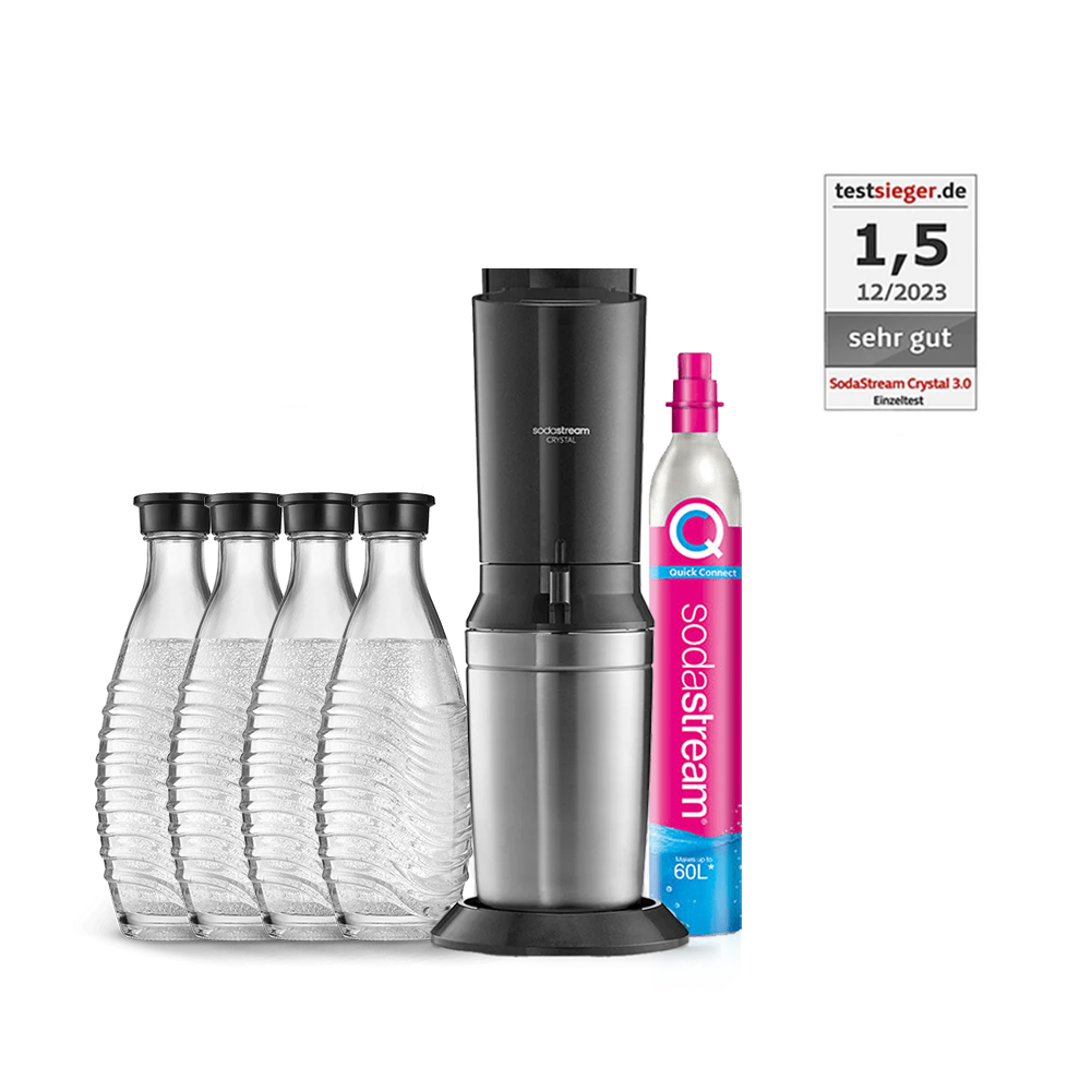 Machine à Eau Pétillante SodaStream CRYSTAL 3.0 Noir