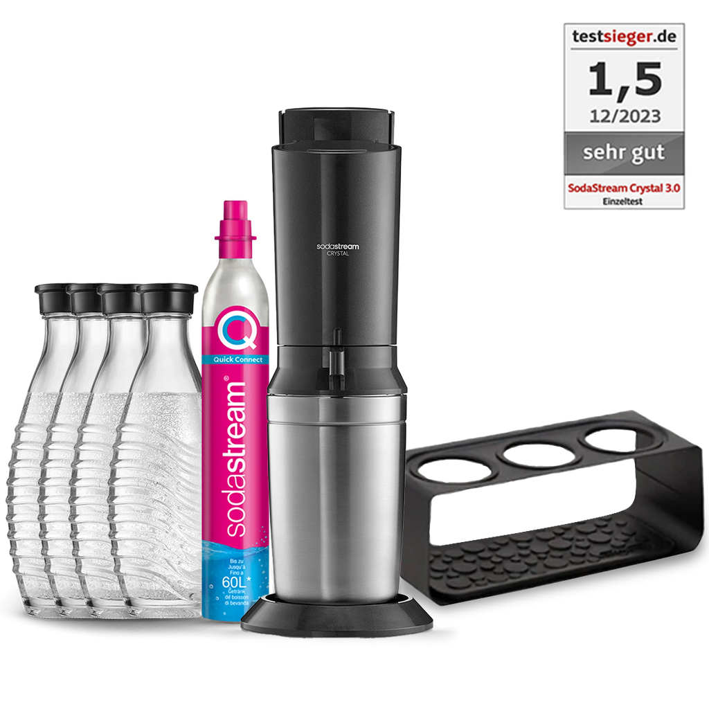 Machine à Eau Pétillante SodaStream CRYSTAL 3.0 Noir
