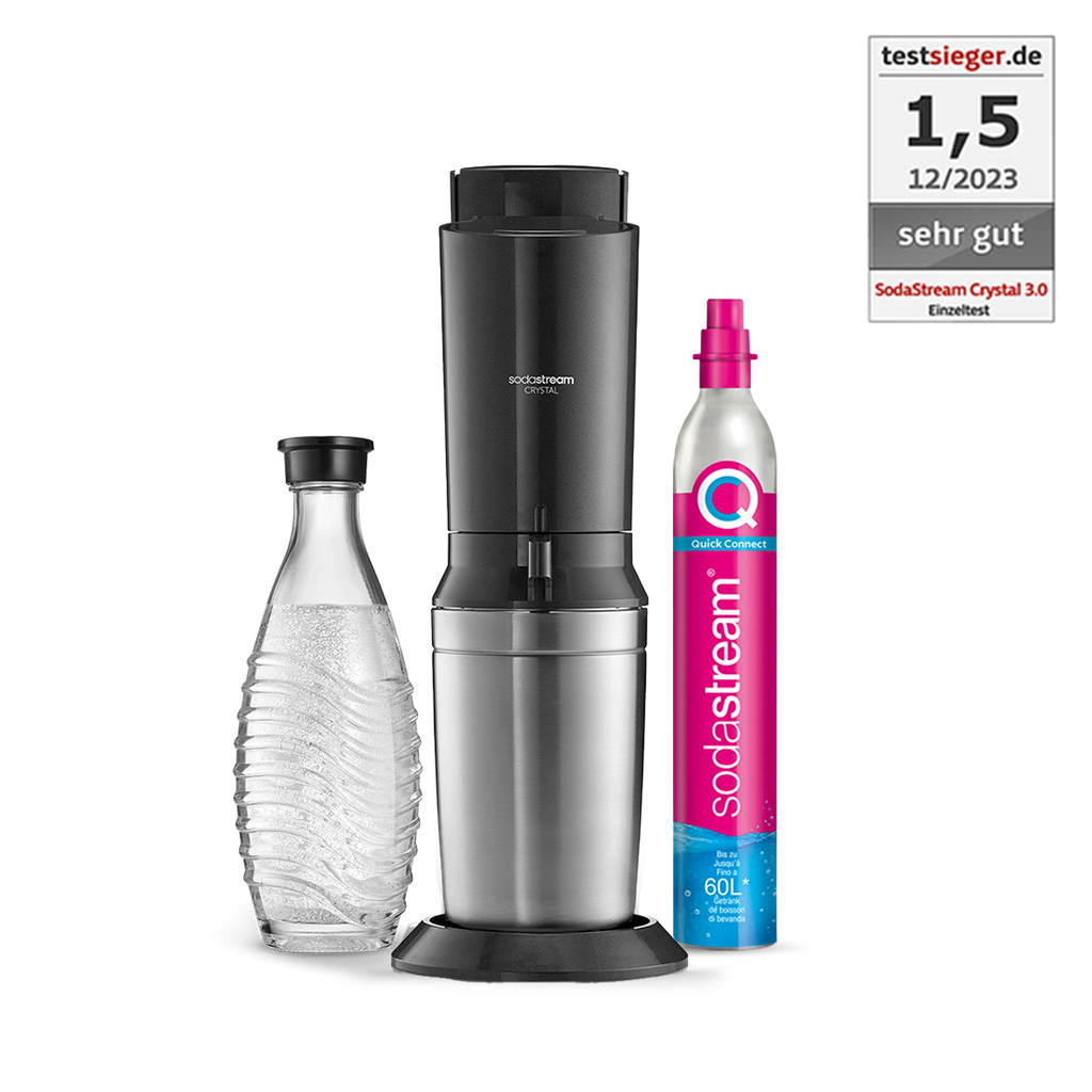 Machine à Eau Pétillante SodaStream CRYSTAL 3.0 Noir