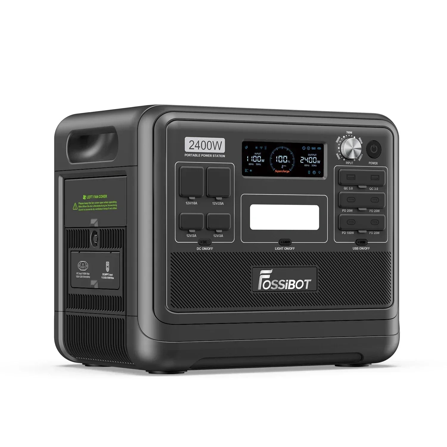 FOSSiBOT F2400 Station Électrique Portable 2048 Wh 2400 W