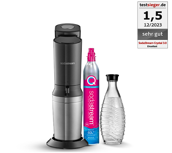 Machine à Eau Pétillante SodaStream CRYSTAL 3.0 Noir