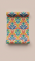 Abstract Pattern Shelf Liner Menthe Fraîche