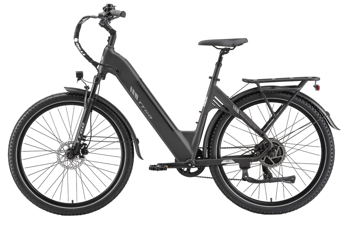 TTGO C5 Vélo Électrique 250W Batterie 48V 13,5Ah 27,5 Pouces