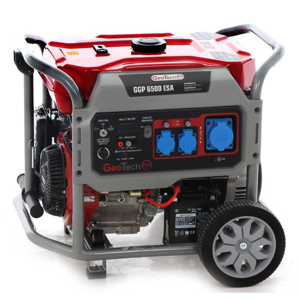 GeoTech Pro GGP 6500 ESA Groupe Électrogène 5400W