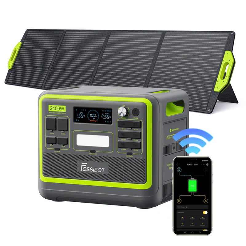 FOSSiBOT F2400 Station Électrique Portable 2048Wh 2400W