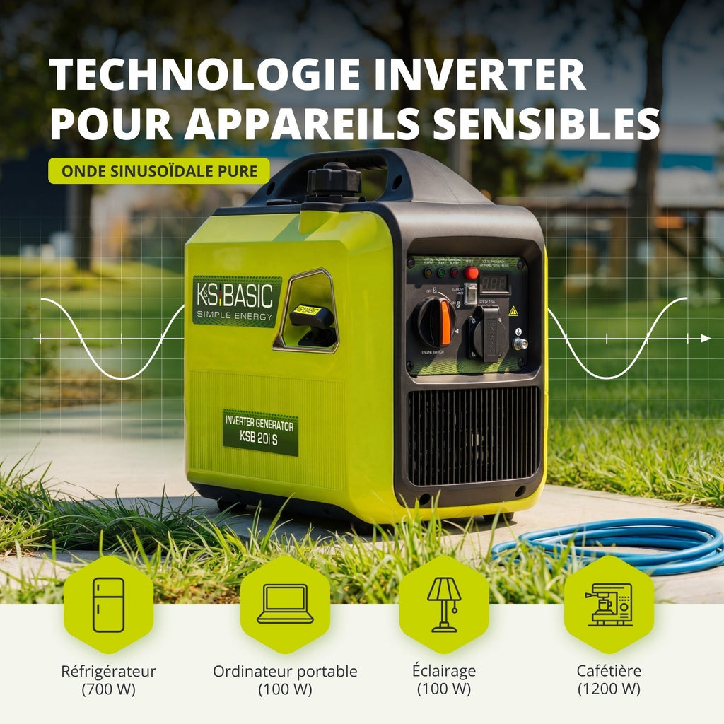 KÖNNER & SÖHNEN KSB 20i S Groupe Électrogène Inverter 2000W
