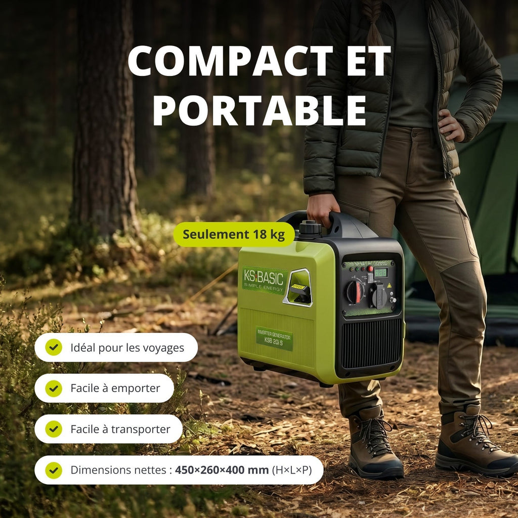 KÖNNER & SÖHNEN KSB 20i S Groupe Électrogène Inverter 2000W