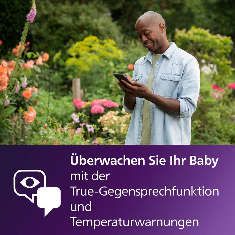 Philips AVENT SCD953/26 Écoute-Bébé Vidéo Connecté Full HD