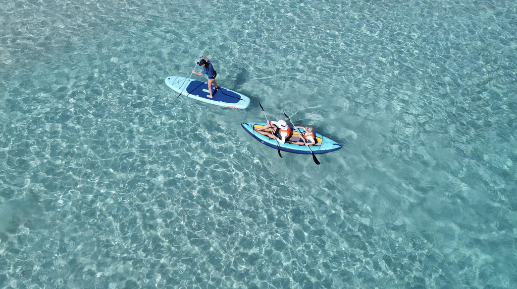 Pack Stand Up Paddle Gonflable 10'6 100 Bleu
