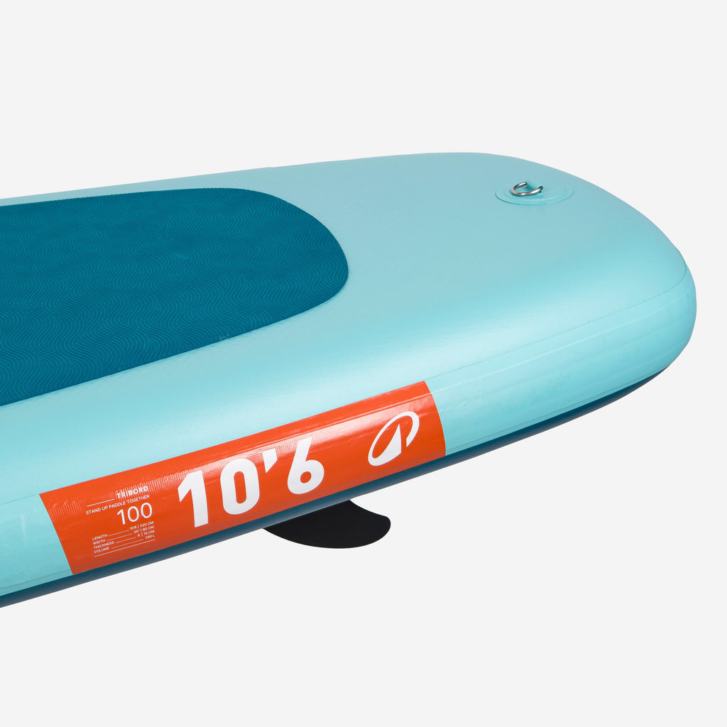 Pack Stand Up Paddle Gonflable 10'6 100 Bleu